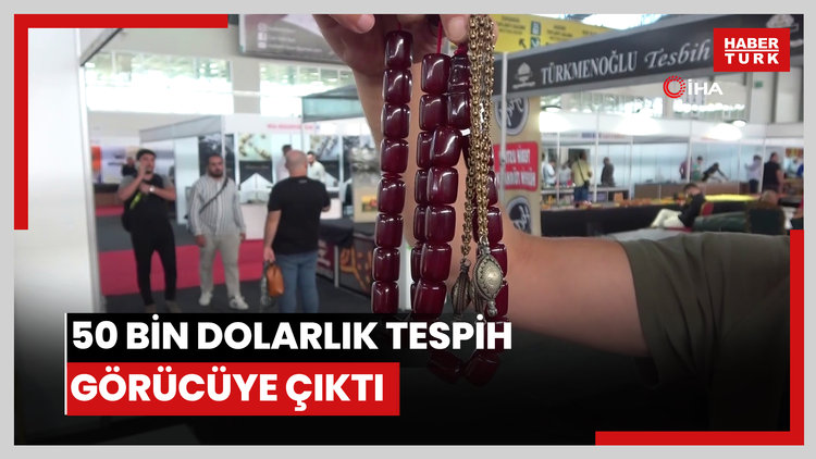 50 bin dolarlık tespih görücüye çıktı