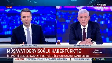 Müsavat Dervişoğlu'ndan Habertürk'e açıklamalar