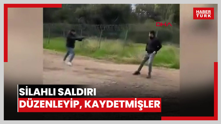 Silahlı saldırı düzenleyip, kaydetmişler