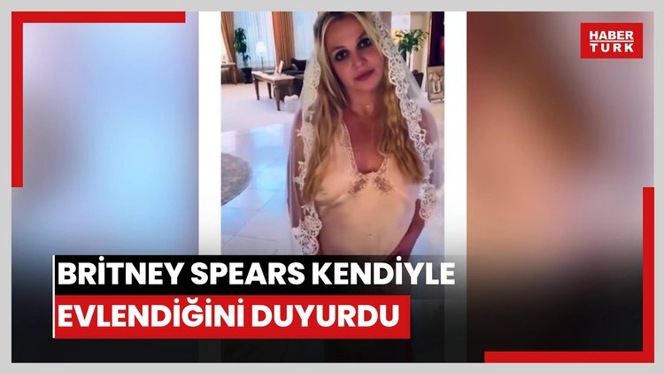 Britney Spears kendiyle evlendiğini duyurdu