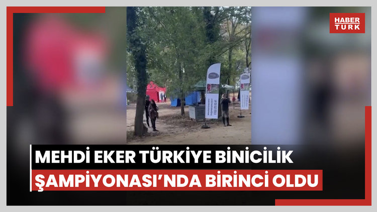 Mehdi Eker Türkiye Binicilik Şampiyonası'nda birinci oldu