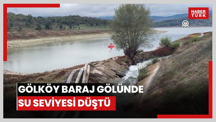 Gölköy Baraj Gölünde su seviyesi yüzde 19a düştü