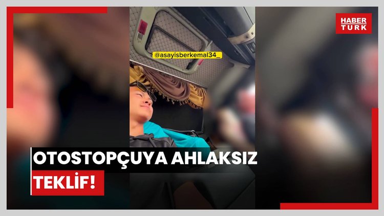 Otostopçuya ahlaksız teklif!