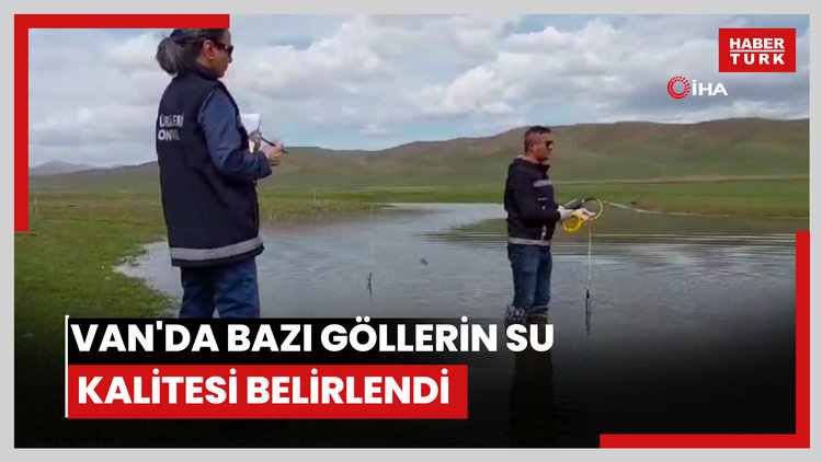 Van'da bazı göllerin su kalitesi belirlendi