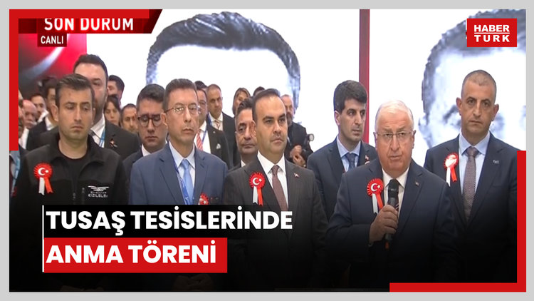 TUSAŞ tesislerinde anma töreni