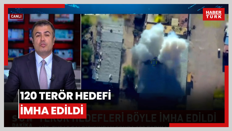 120 terör hedefi imha edildi