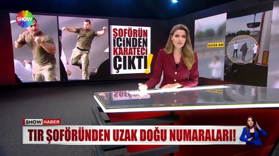 Tır şoföründen Uzak Doğu numaraları!