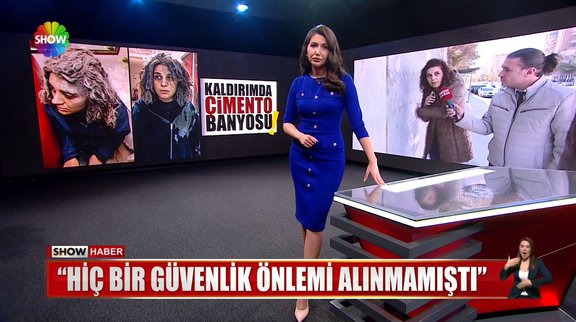 Anneyle oğlunun üzerine çimento döküldü!