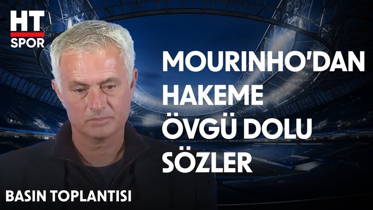 Jose Mourinho basın toplantısında maçı değerlendirdi - Basın Toplantısı