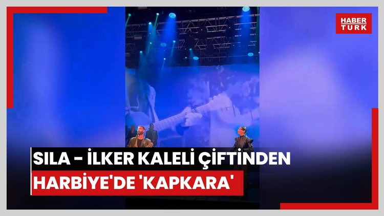 Sıla - İlker Kaleli çiftinden Harbiye'de 'Kapkara'