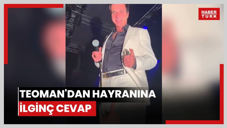 Teoman'dan hayranına ilginç cevap; "Büyüyünce" "Büyüyünce"