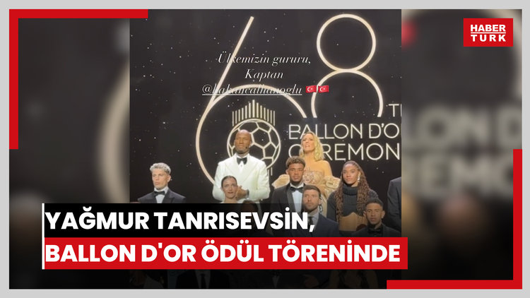 Yağmur Tanrısevsin, Ballon d'Or ödül töreninde