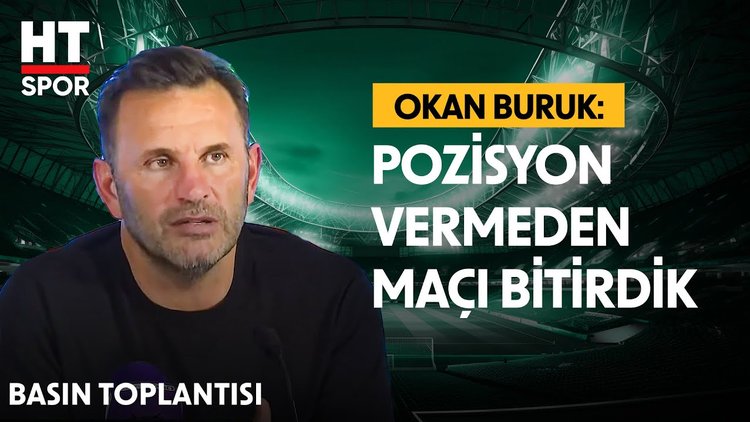 Galatasaray Teknik Direktörü Okan Buruk'un maç sonu açıklamaları - basın toplantısı