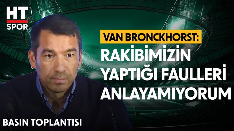Beşiktaş Teknik Direktörü Van Bronckhorst'un maç sonu açıklamaları