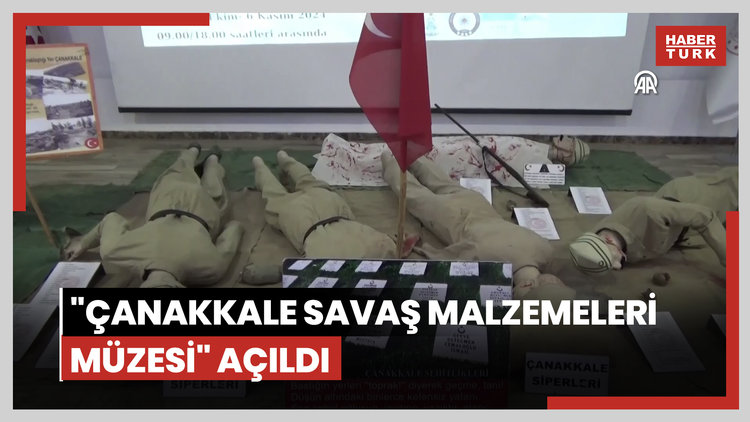 "Çanakkale Savaş Malzemeleri Müzesi" açıldı