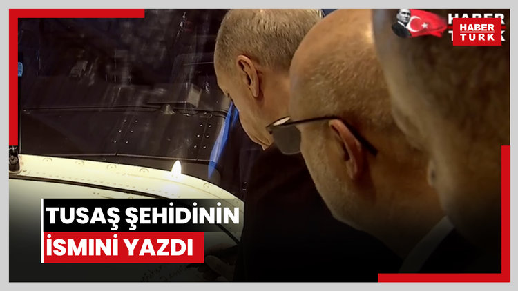 TUSAŞ şehidinin ismini yazdı