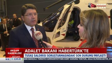 Adalet Bakanı Tunç Habertürk'te