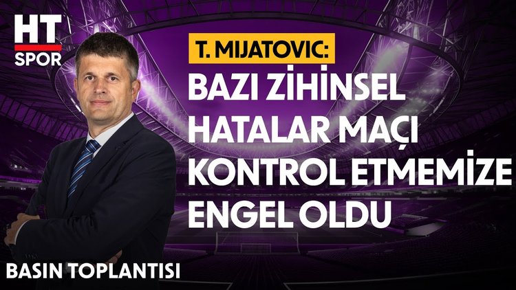 Anadolu Efes başantrenörü Tomislav Mijatović'in maç sonu açıklamaları - Basın Toplantısı