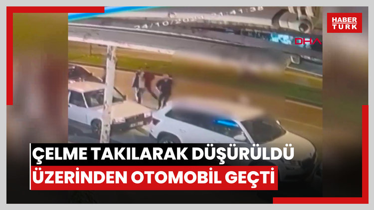 Kavgadan kaçarken çelme takılarak düşürüldü, üzerinden otomobil geçti