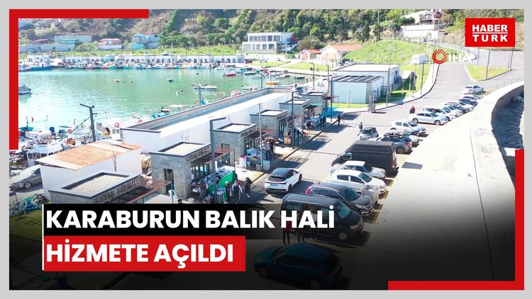Karaburun Balık Hali hizmete açıldı