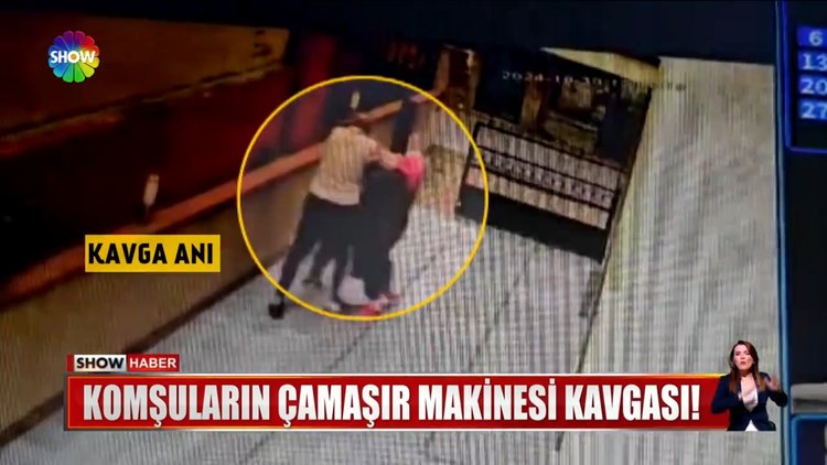 Çamaşır makinesi kavgası!