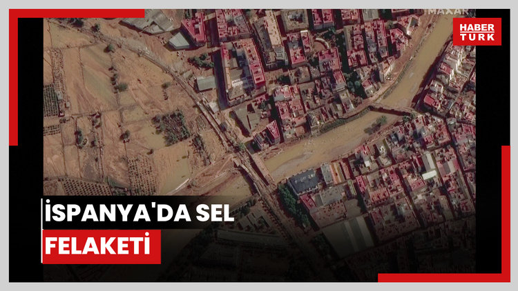 İspanya'da sel felaketi: Valensiya'daki yıkım uydudan görüntülendi!