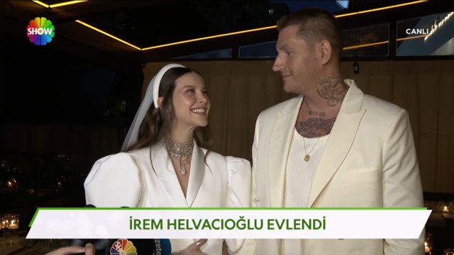 İrem Helvacıoğlu evlendi!