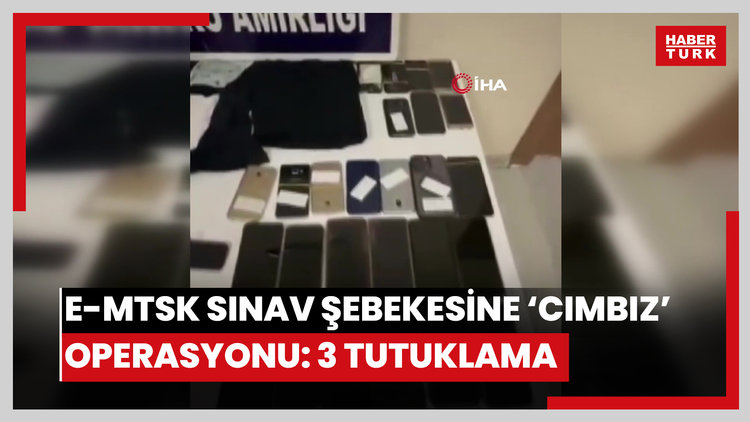 Diyarbakır'da E-MTSK sınav şebekesine 'Cımbız' operasyonu: 3 tutuklama