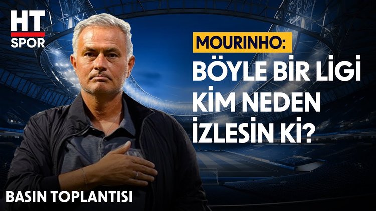 Trabzonspor maçı sonrası Mourinho'dan basın açıklaması - Basın Toplantısı