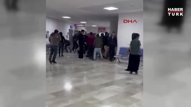 Hastanede polise ve güvenlik görevlilerine saldıran 9 kişiye gözaltı