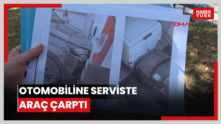 Otomobiline serviste araç çarptı, yetkililerin cevabıyla şaşkına döndü
