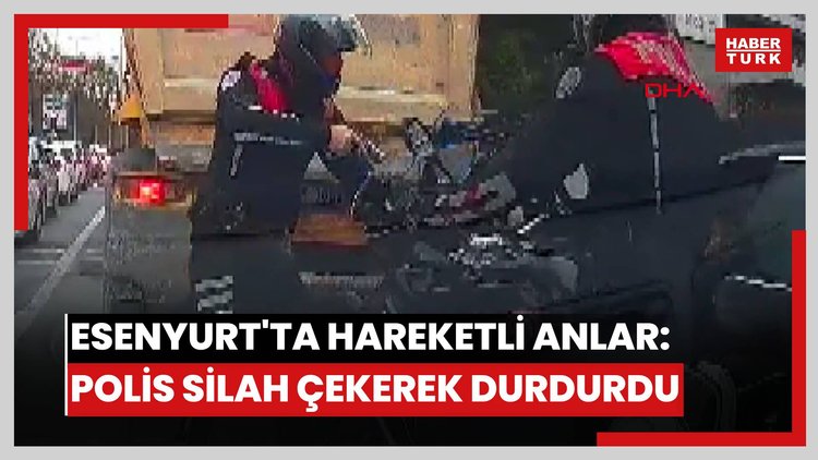 Esenyurt'ta polis denetiminden kaçmaya çalışırken yakalandı