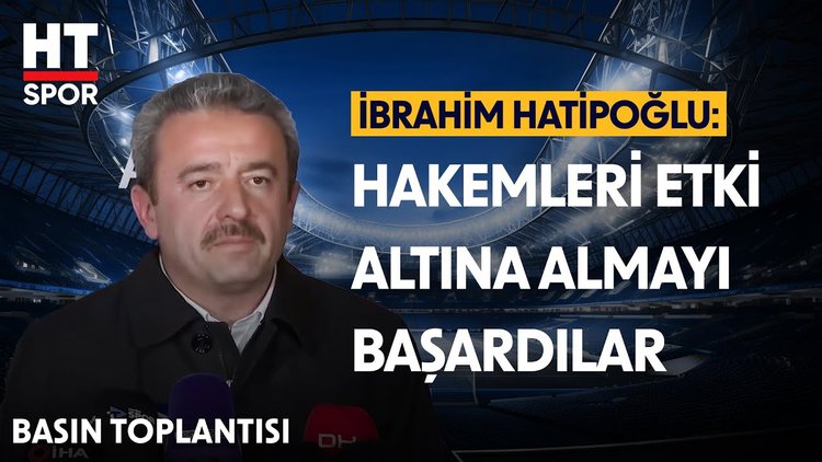 İbrahim Hatipoğlu'dan Galatasaray galibiyeti sonrası sert açıklamalar - Basın Toplantısı