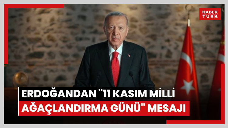 Cumhurbaşkanı Erdoğandan "11 Kasım Milli Ağaçlandırma Günü" mesajı: