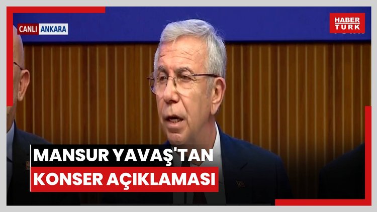 Mansur Yavaş'tan konser açıklaması