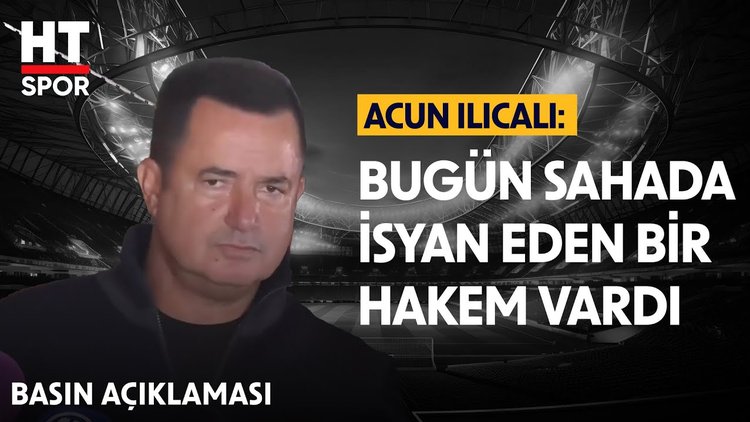Acun Ilıcalı'dan maç sonrası çok tartışılacak açıklamalar - Basın Toplantısı