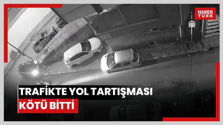 Trafikte yol tartışması kötü bitti