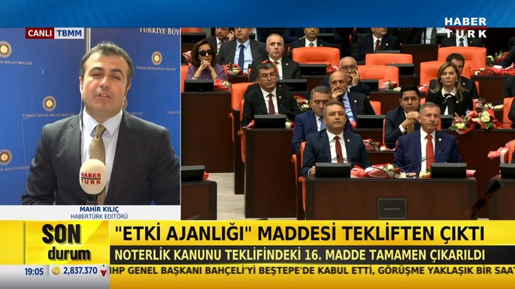 'Etki ajanlığı' maddesi tekliften çıktı