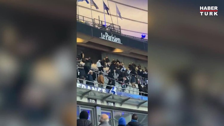 Fransa-İsrail futbol karşılaşması Paris'te protesto edildi - 3