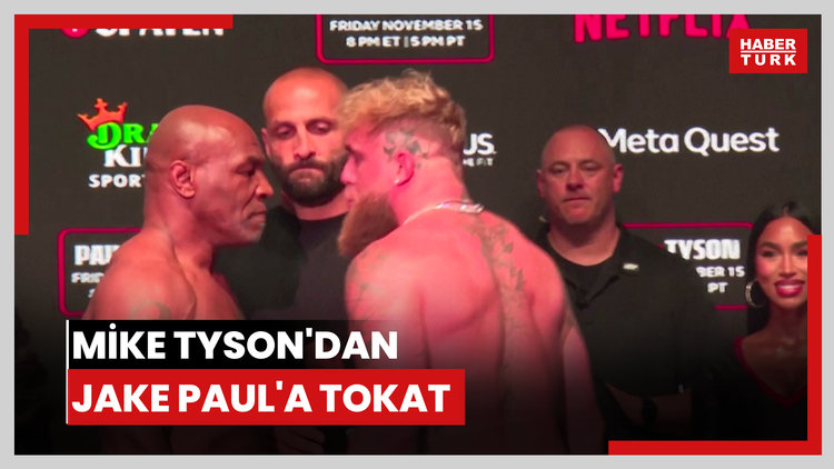 Mike Tyson'dan Jake Paul'a tokat
