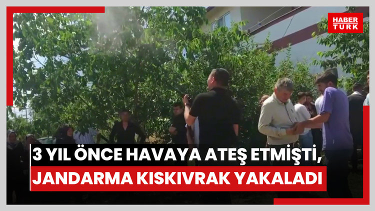 3 yıl önce düğünde havaya ateş etmişti, jandarma kıskıvrak yakaladı