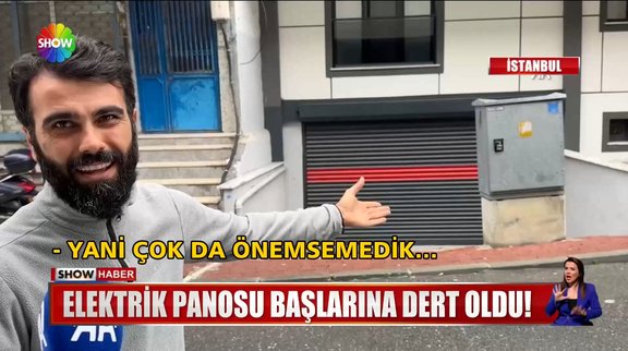 Elektrik panosu otopark girişini kapattı!