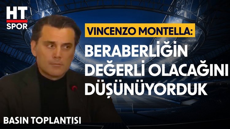 Milli Takım Teknik Direktörü Montella, maç sonrası sorulan soruları yanıtladı - Basın Toplantısı