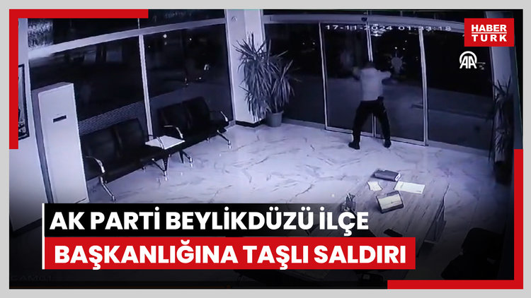 AK Parti Beylikdüzü İlçe Başkanlığına taşlı saldırı