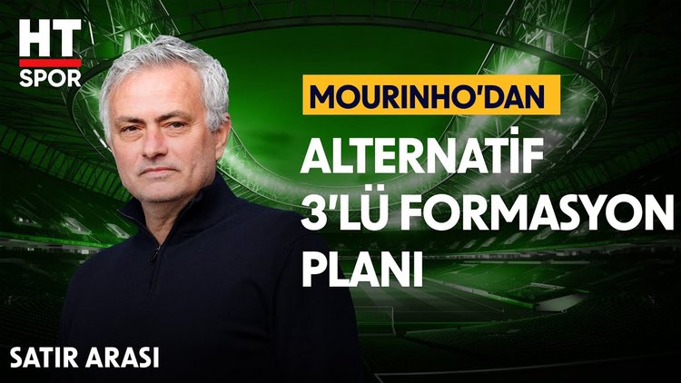 Mourinho'nun Zenit maçında oynattığı yeni diziliş sistemi - Satır Arası