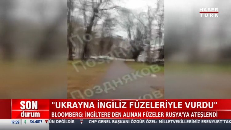 Ukrayna'dan Rusya'ya İngiliz füzeleriyle saldırı