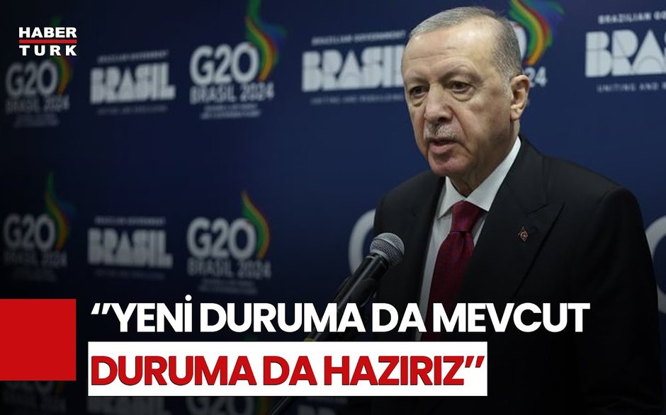 Cumhurbaşkanı Erdoğan: ABD'nin Suriye'den Çekilmesi Durumuna Hazırız