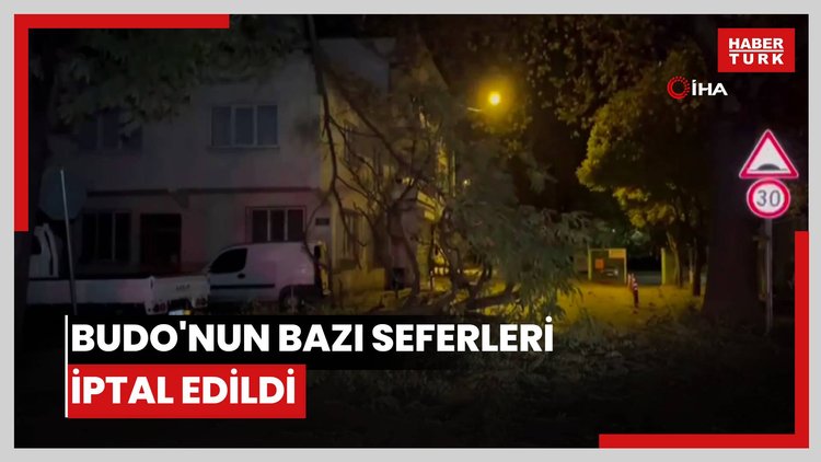 BUDO'nun bazı seferleri iptal edildi