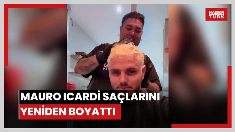 Mauro Icardi saçlarını yeniden boyattı