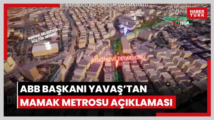ABB Başkanı Yavaş'tan Mamak Metrosu açıklaması